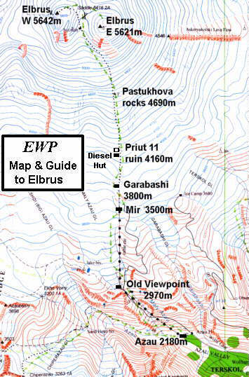 Elbrus map